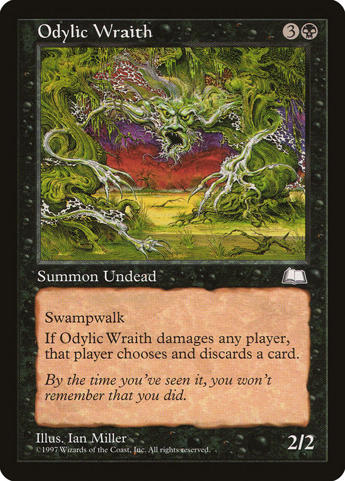 Odylic Wraith [Weatherlight] Magic: The Gathering