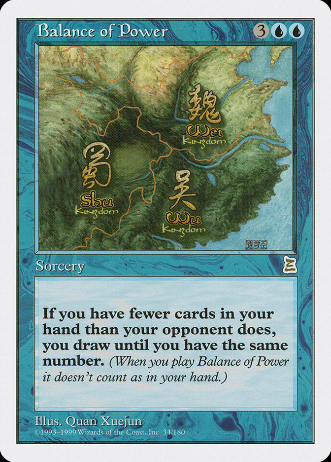 Balance of Power [Portal Three Kingdoms] Magic: The Gathering