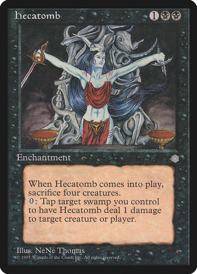 Hecatomb [Ice Age] Magic: The Gathering