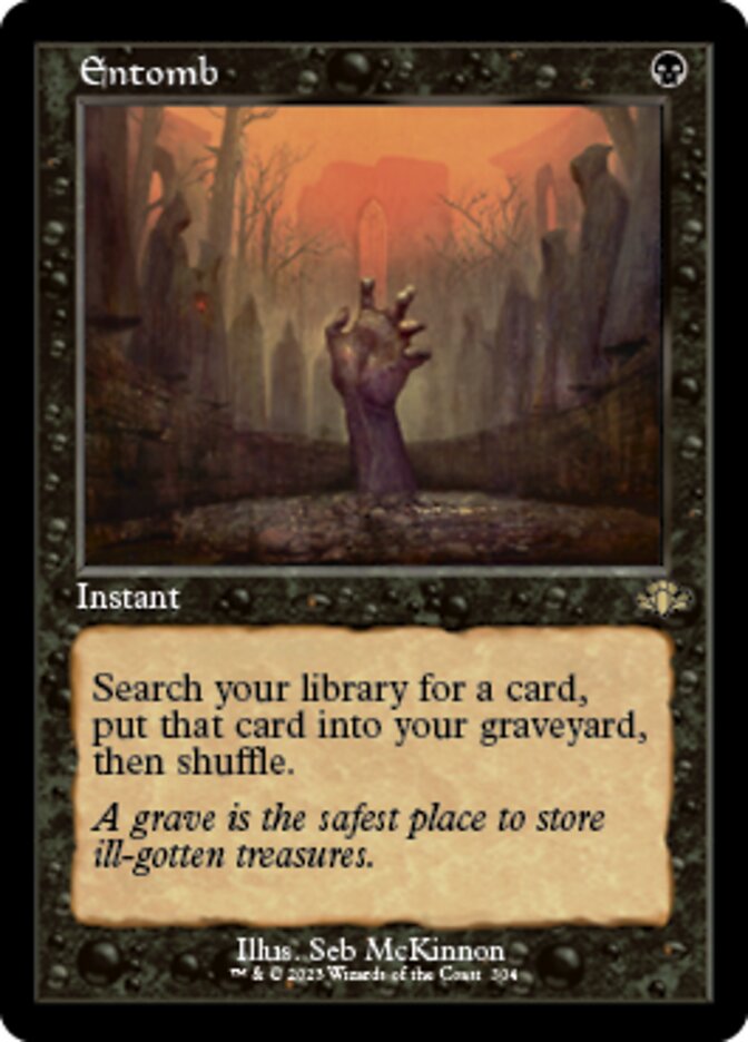 Entomb (Retro) [Dominaria Remastered] Magic: The Gathering