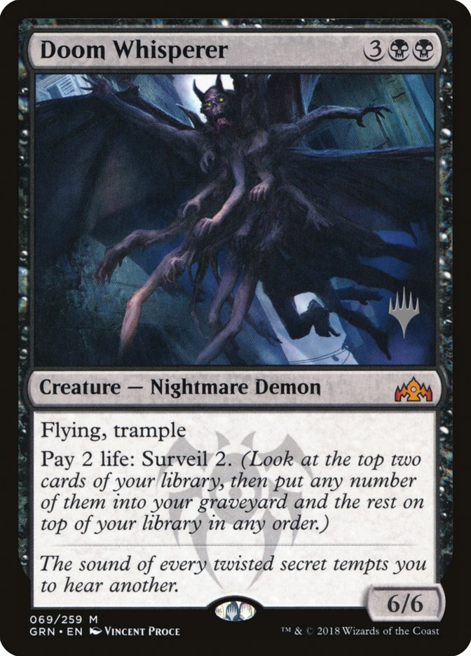 Doom Whisperer (Promo Pack) [Guilds of Ravnica Promos] Magic: The Gathering