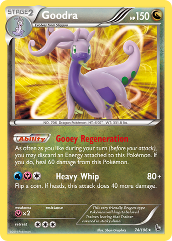 Goodra (74/106) [XY: Flashfire] Pokémon