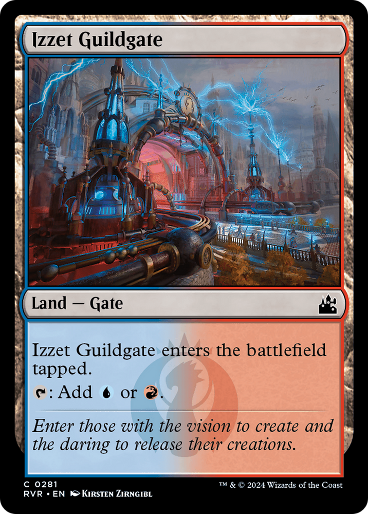 Izzet Guildgate [Ravnica Remastered] Magic: The Gathering