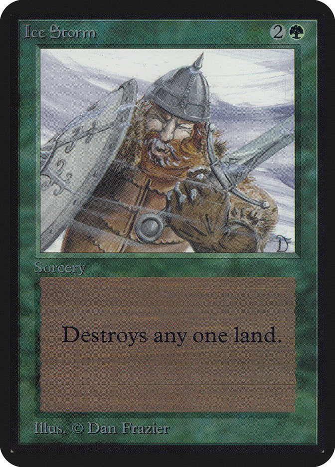 Ice Storm [Alpha Edition] Magic: The Gathering