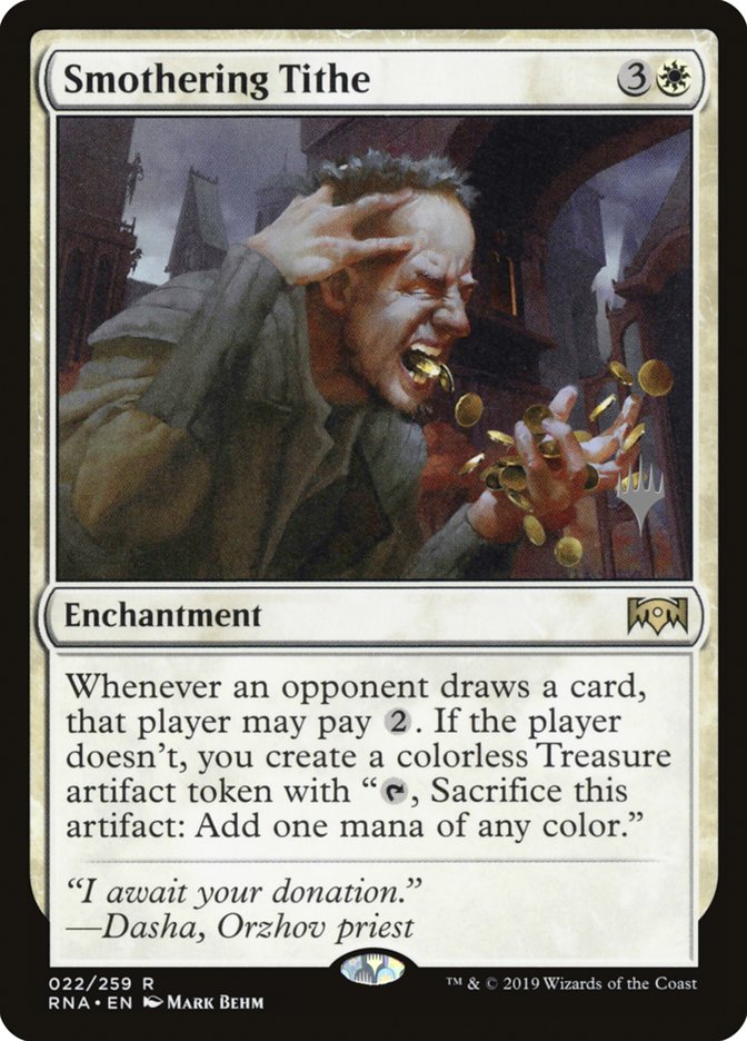 Smothering Tithe (Promo Pack) [Ravnica Allegiance Promos] Magic: The Gathering