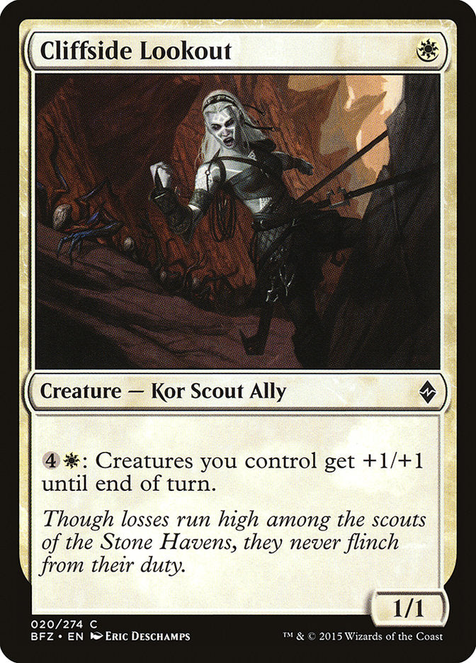 Cliffside Lookout [Battle for Zendikar] Magic: The Gathering