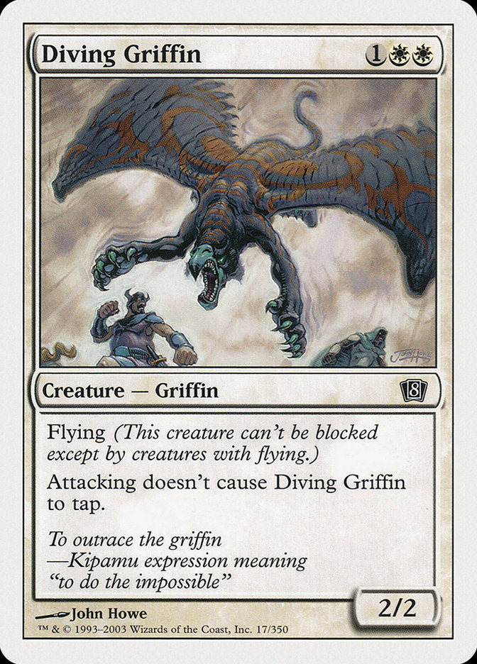 Diving Griffin [Eighth Edition] Magic: The Gathering