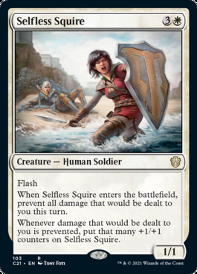 Selfless Squire [Commander 2021] Magic: The Gathering