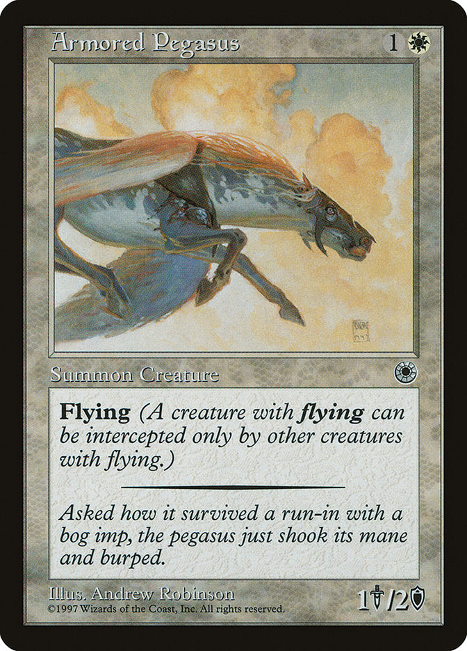 Armored Pegasus [Portal Demo Game] Magic: The Gathering