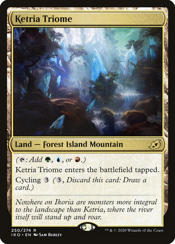 Ketria Triome [Ikoria: Lair of Behemoths] Magic: The Gathering