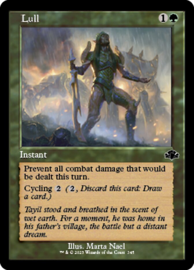 Lull (Retro) [Dominaria Remastered] Magic: The Gathering
