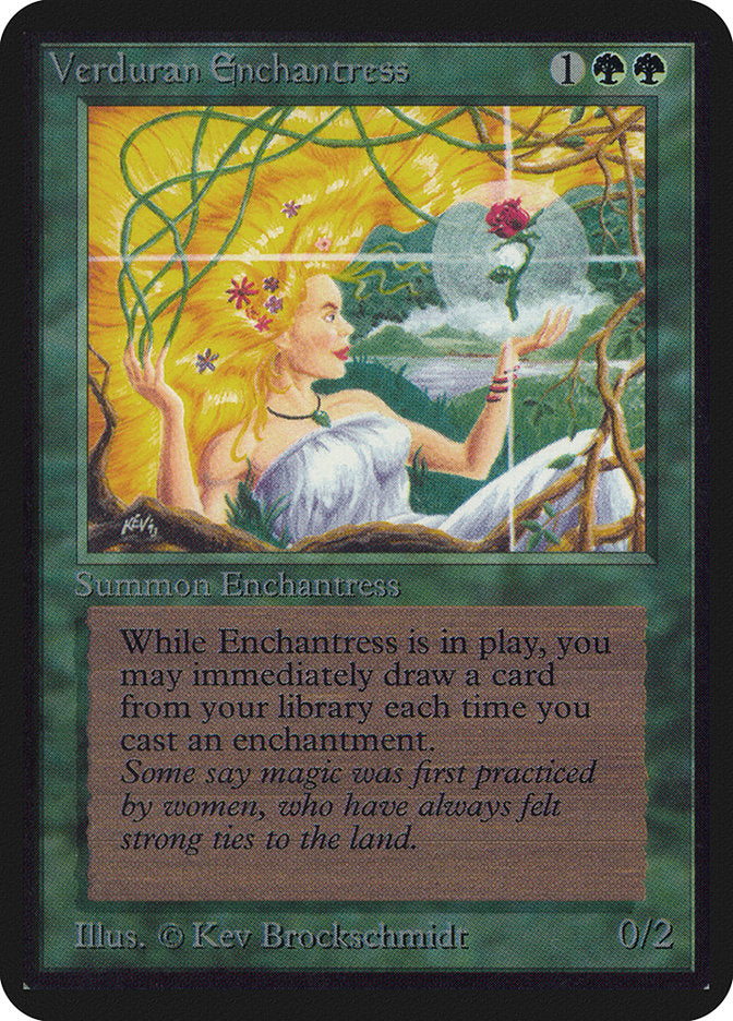 Verduran Enchantress [Alpha Edition] Magic: The Gathering