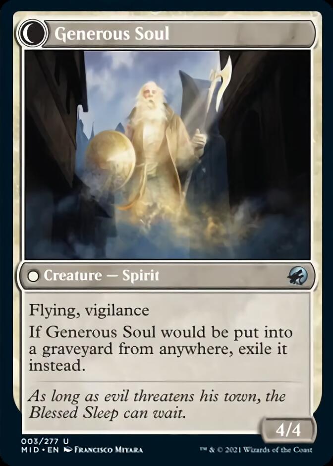 Beloved Beggar // Generous Soul [Innistrad: Midnight Hunt] Magic: The Gathering