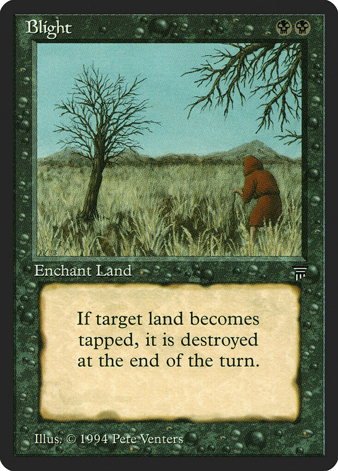 Blight [Legends] Magic: The Gathering