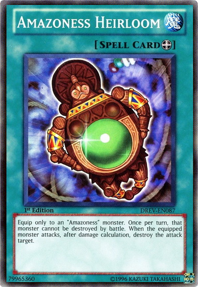 Amazoness Heirloom [DREV-EN087] Super Rare Yu-Gi-Oh!