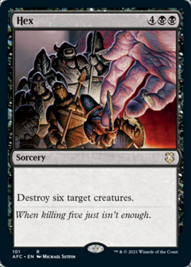 Hex [Dungeons & Dragons: Adventures in the Forgotten Realms Commander] Magic: The Gathering