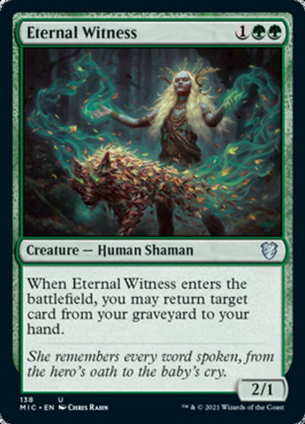 Eternal Witness [Innistrad: Midnight Hunt Commander] Magic: The Gathering