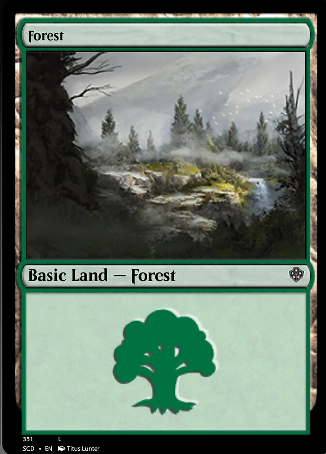 Forest (351) [Starter Commander Decks] Magic: The Gathering