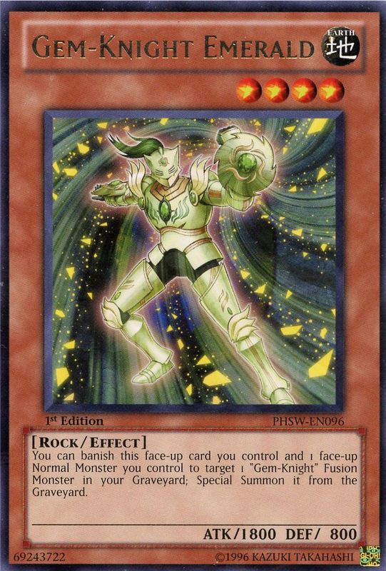Gem-Knight Emerald [PHSW-EN096] Rare Yu-Gi-Oh!