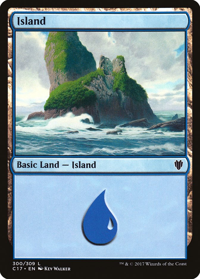 Island (300) [Commander 2017] Magic: The Gathering