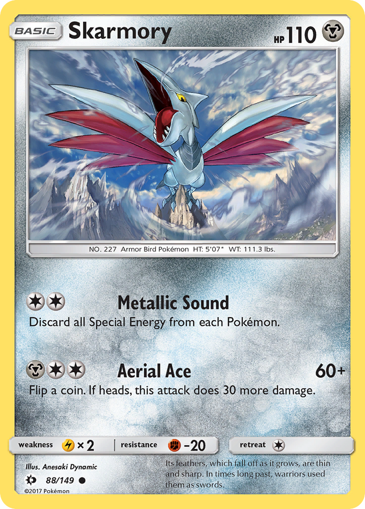 Skarmory (88/149) [Sun & Moon: Base Set] Pokémon