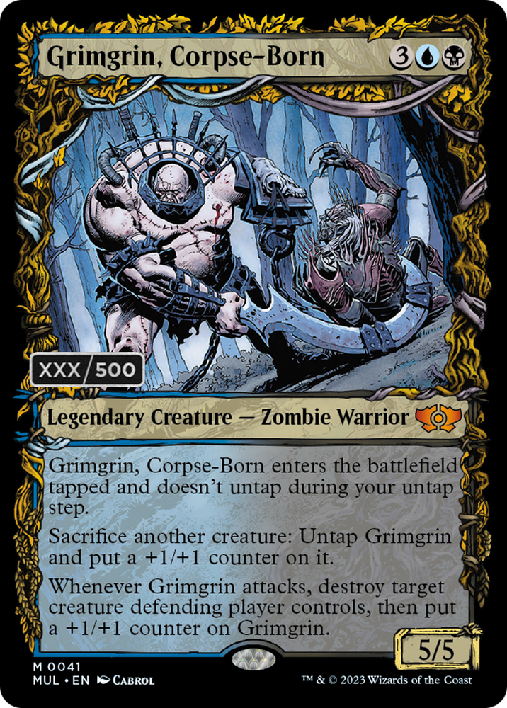 Grimgrin, Corpse-Born (Serialized) [Multiverse Legends] Magic: The Gathering