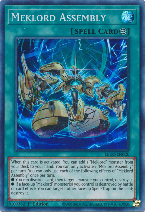 Meklord Assembly [LED7-EN020] Super Rare Yu-Gi-Oh!