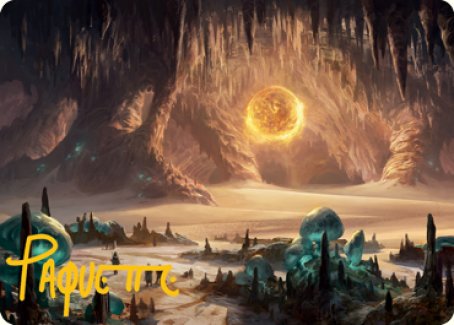 Plains (265) Art Card (Gold-Stamped Signature) [Dungeons & Dragons: Adventures in the Forgotten Realms Art Series] Magic: The Gathering