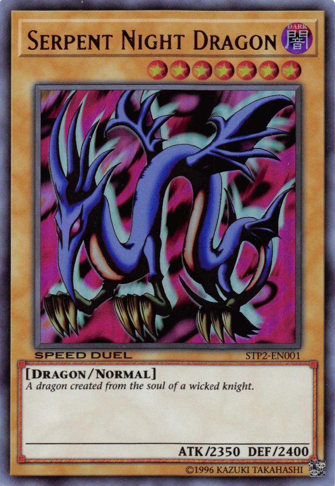 Serpent Night Dragon [STP2-EN001] Ultra Rare Yu-Gi-Oh!