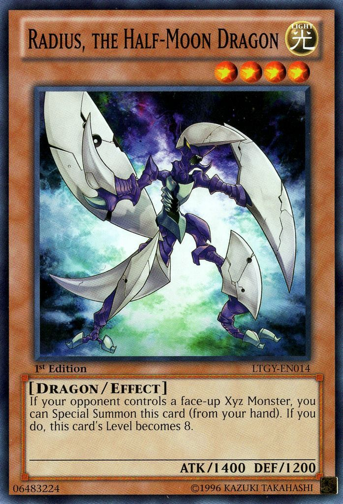 Radius, the Half-Moon Dragon [LTGY-EN014] Common Yu-Gi-Oh!