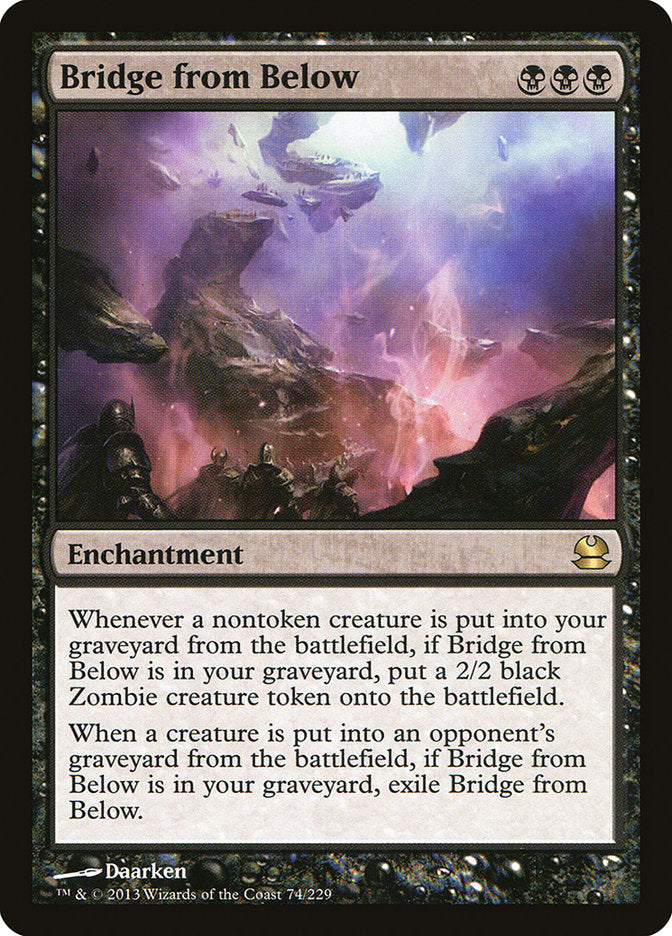 Bridge from Below [Modern Masters] Magic: The Gathering