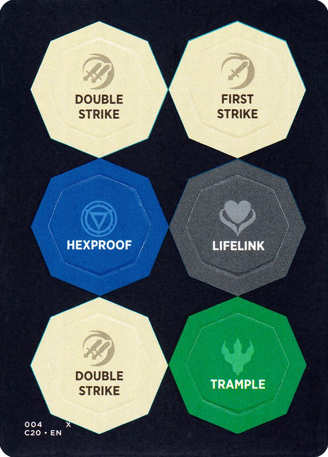 Punch Card Token (003 // 004) [Commander 2020 Tokens] Magic: The Gathering