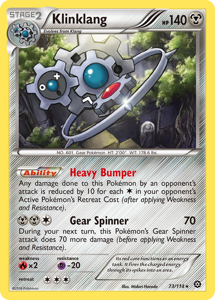 Klinklang (73/114) [XY: Steam Siege] Pokémon