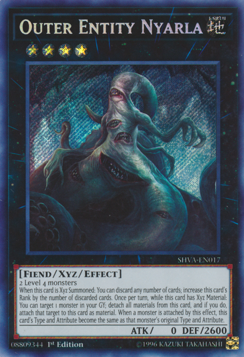 Outer Entity Nyarla [SHVA-EN017] Secret Rare Yu-Gi-Oh!