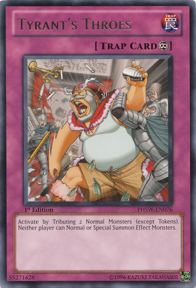 Tyrant's Throes [PHSW-EN076] Rare Yu-Gi-Oh!