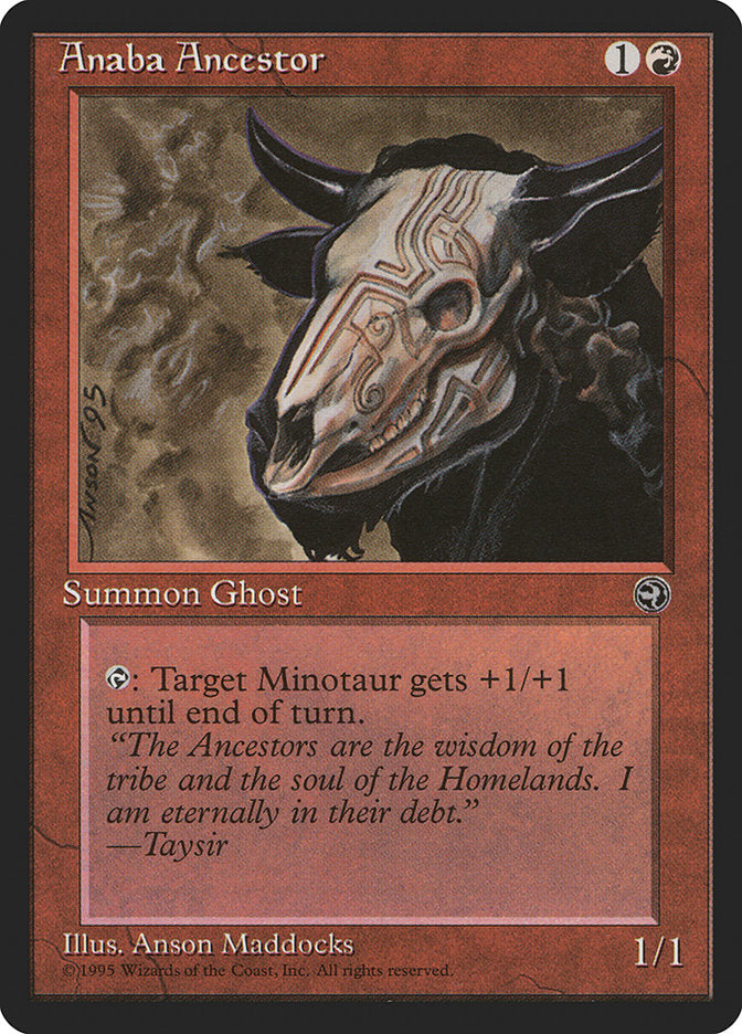 Anaba Ancestor [Homelands] Magic: The Gathering