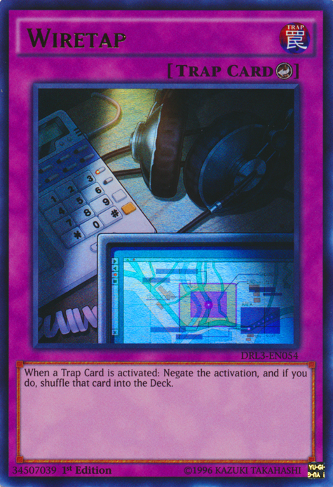 Wiretap [DRL3-EN054] Ultra Rare Yu-Gi-Oh!