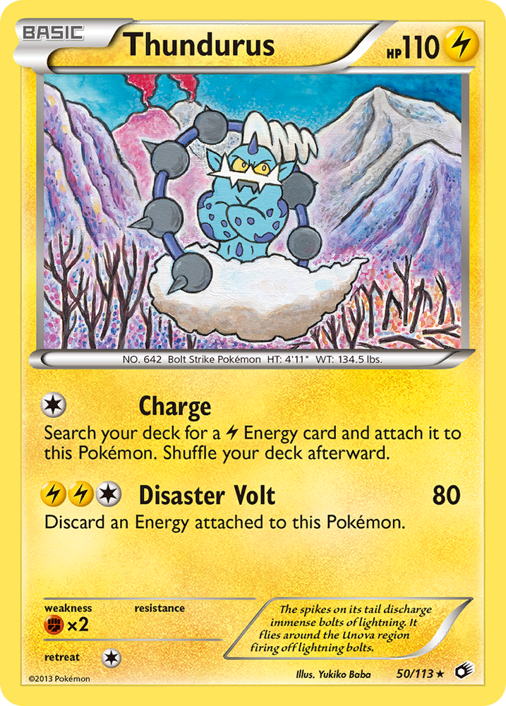 Thundurus (50/113) (Theme Deck Exclusive) [Black & White: Legendary Treasures] Pokémon