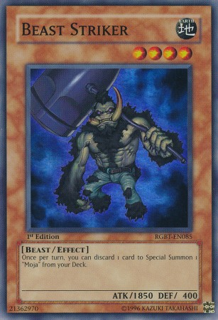 Beast Striker [RGBT-EN085] Super Rare Yu-Gi-Oh!