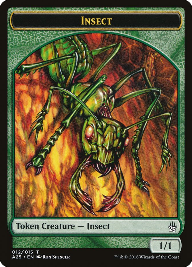 Insect Token [Masters 25 Tokens] Magic: The Gathering