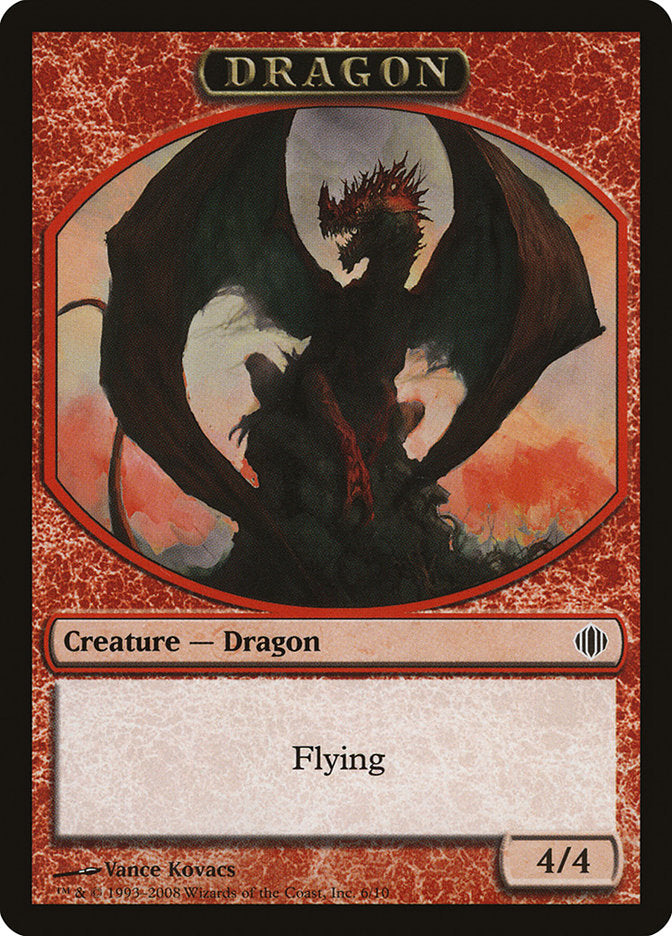 Dragon Token [Shards of Alara Tokens] Magic: The Gathering