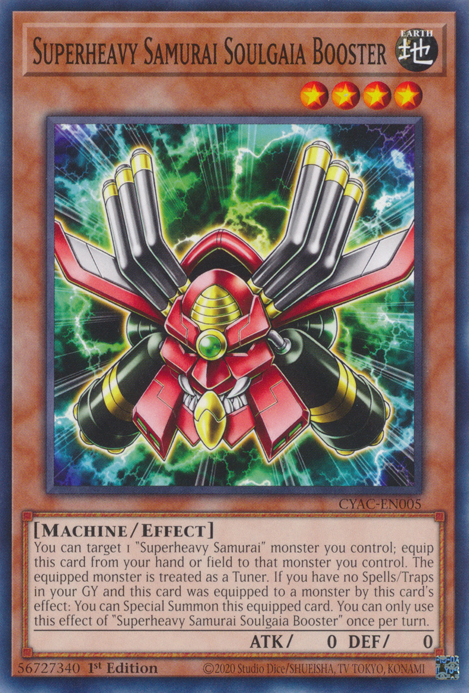 Superheavy Samurai Soulgaia Booster [CYAC-EN005] Common Yu-Gi-Oh!