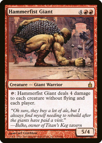 Hammerfist Giant [Ravnica: City of Guilds] Magic: The Gathering