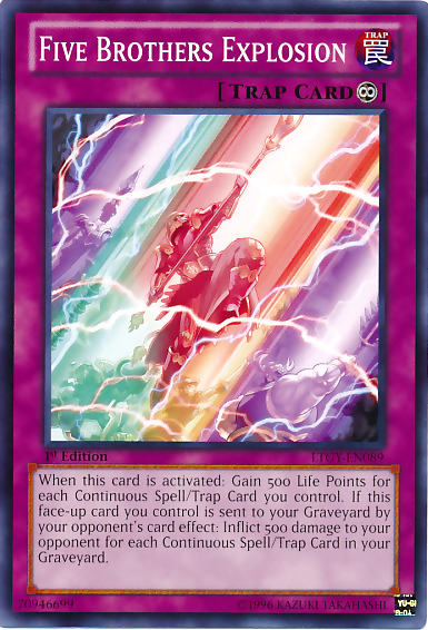 Five Brothers Explosion [LTGY-EN089] Common Yu-Gi-Oh!
