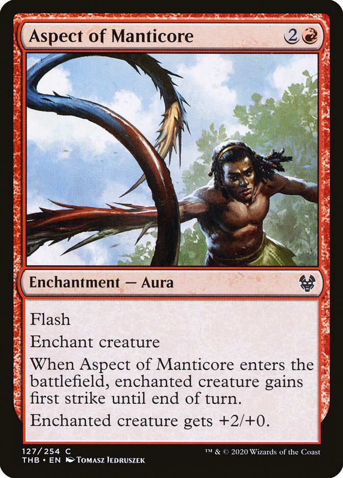 Aspect of Manticore [Theros Beyond Death] Magic: The Gathering