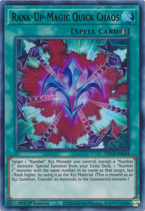 Rank-Up-Magic Quick Chaos (Green) [DLCS-EN044] Ultra Rare Yu-Gi-Oh!