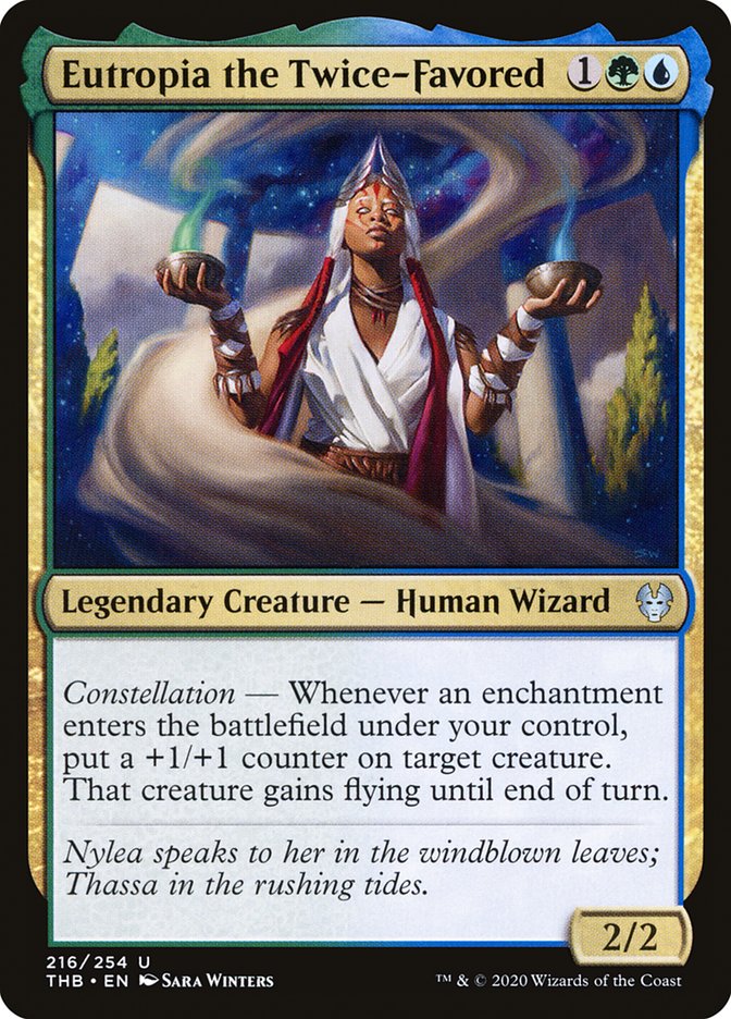 Eutropia the Twice-Favored [Theros Beyond Death] Magic: The Gathering