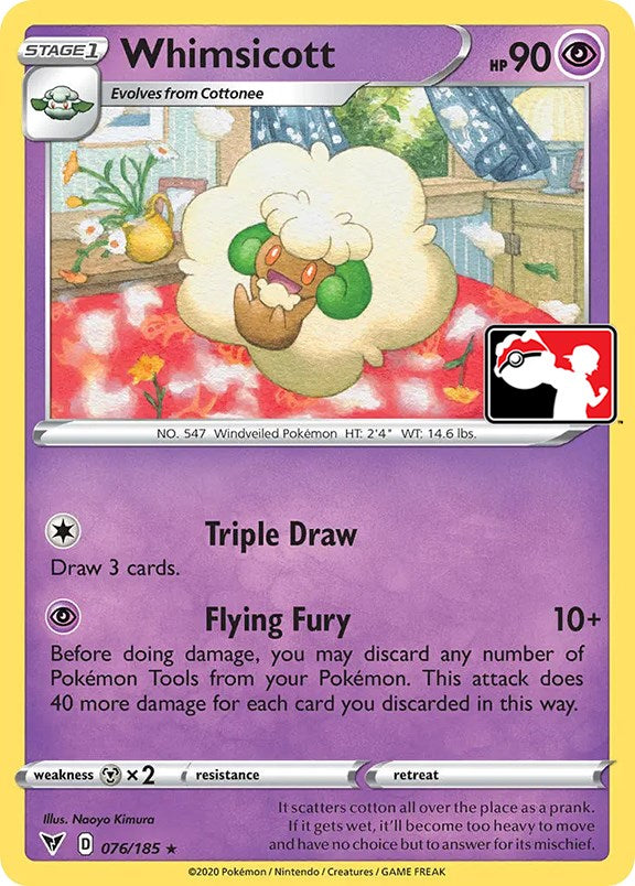 Whimsicott (076/185) [Prize Pack Series One] Pokémon