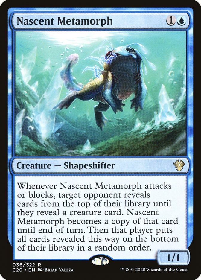 Nascent Metamorph [Commander 2020] Magic: The Gathering