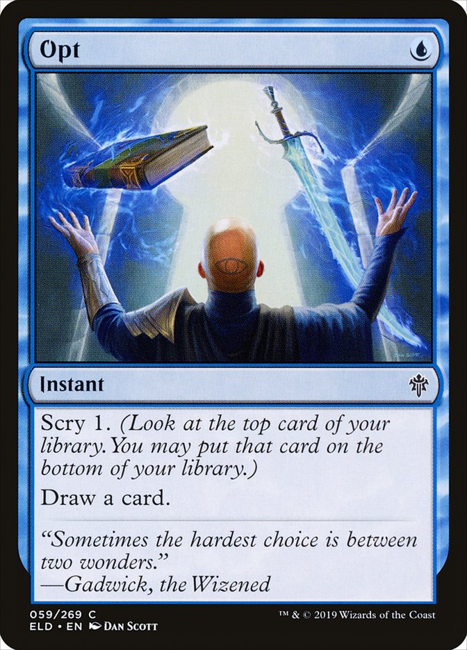 Opt [Throne of Eldraine] Magic: The Gathering